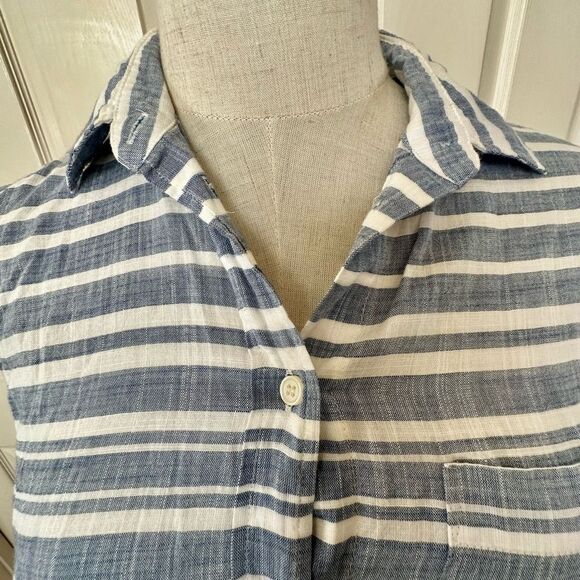 J.Crew striped gauze boy perfect fit blouse - Picture 5 of 10